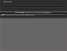 Tablet Screenshot of klala.com